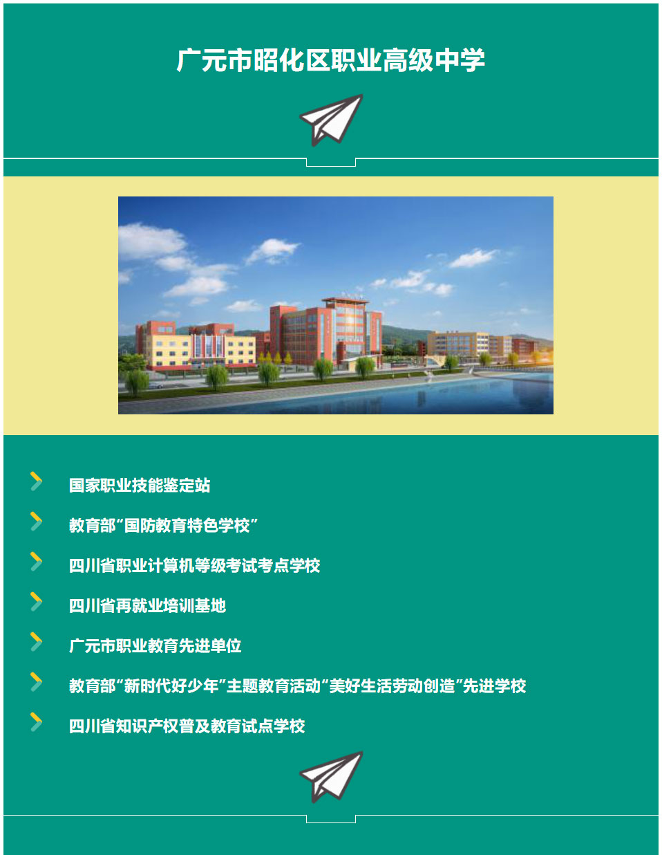 广元市昭化区职业高级中学2022年招生简章