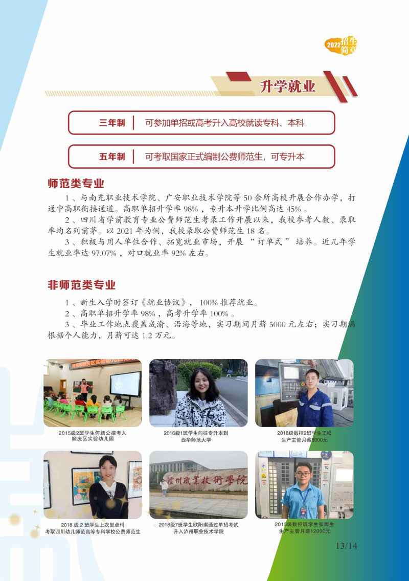 学校升学与就业