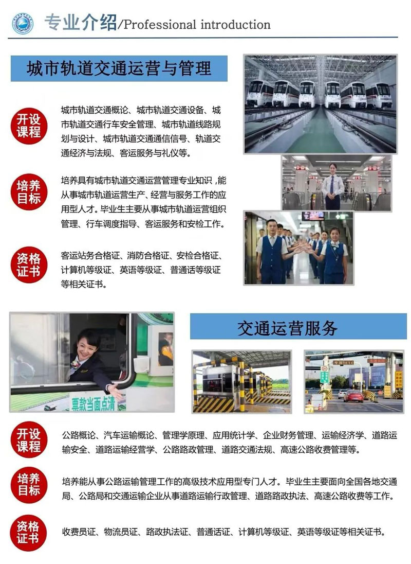 城市轨道交通运营与管理专业介绍